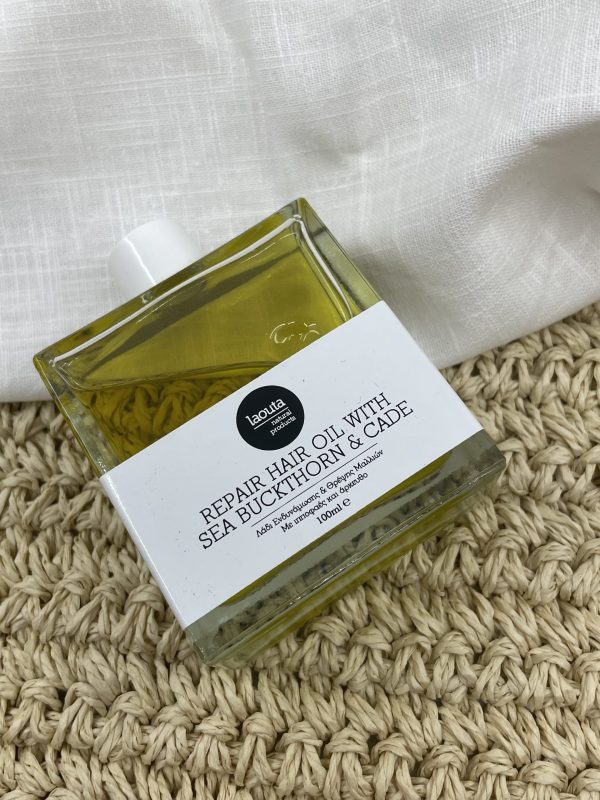 Huile sèche capillaire naturelle fabriquée en Grèce