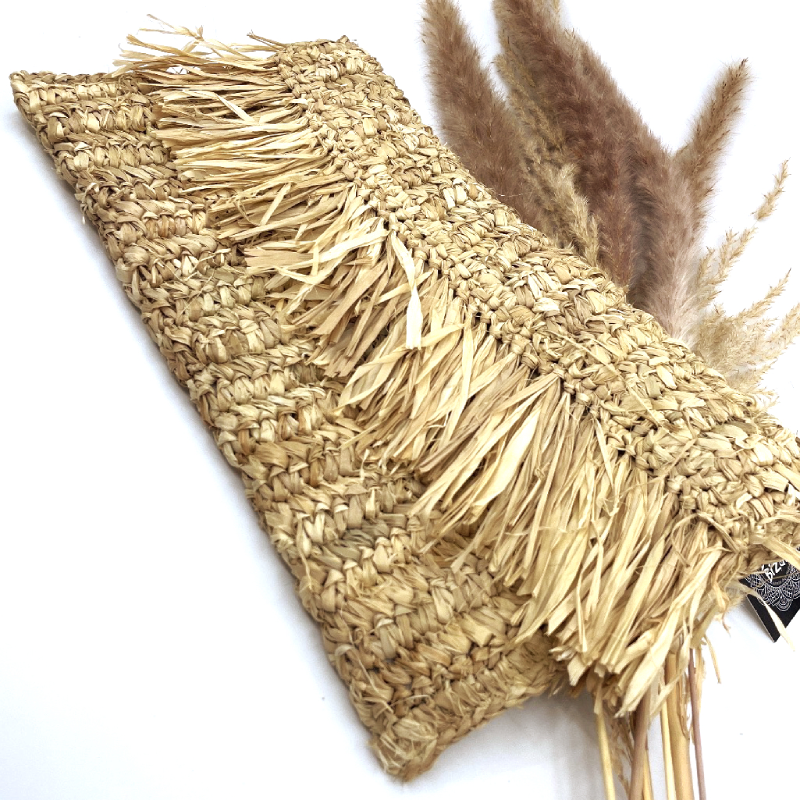 Pochette Raphia Frange - Bazar Bizar – Image 2