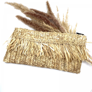 Pochette Raphia Frange - Bazar Bizar