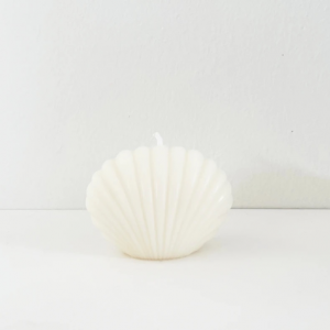 Bougie Shell blanche