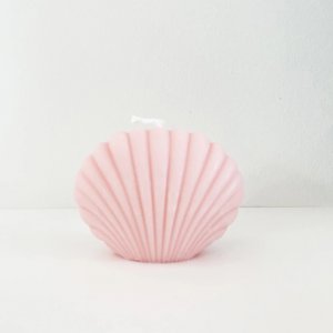 Bougie Shell rose