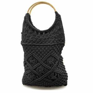 Sac Macramé noir