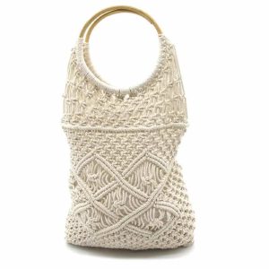 Sac Macramé beige